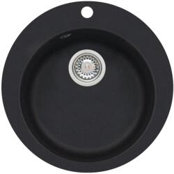 Alveus Boogie gránit mosogató 50.5x50.5 cm fekete 9811091 (9811091)