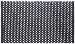 Sealskin Woodblock fürdőszoba szőnyeg 90x52 cm négyszögletes fekete 800125 (800125)