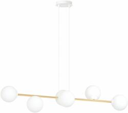 Emibig Gravity függőlámpa 6x10 W fehér-arany 1242/6