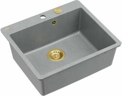 Quadron Morgan graniteq mosogató 56.5x49.5 cm szürke/grafit/onix HB8304U5-FM_G1_P2O