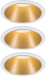 Paulmann Cole Coin beépített lámpa 3x6.5 W fehér-arany 93406 (93406)