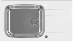 Alveus Glassix üveg és acél mosogató 86x50 cm acél 1123644