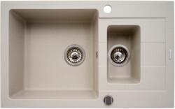 Pyramis Sparta Plus gránit mosogató 78x48 cm bézs 070062701 (070062701)