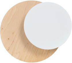 Emibig Circle oldalfali lámpa 1x8 W fehér-fa 971/1