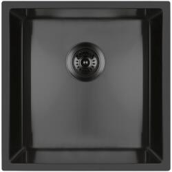 Oltens Stalvask acél mosogató 44x44 cm fekete 71100300 (71100300)