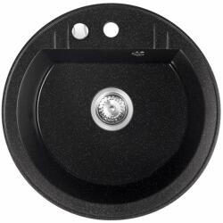 FDesign Carioca gránit mosogató 51x51 cm szürke/grafit/onix FD9-10-51-02 (FD9105102)