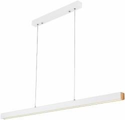 Altavola Design Linear függőlámpa 1x44 W fehér-fa LA089/PR_120_3k_white