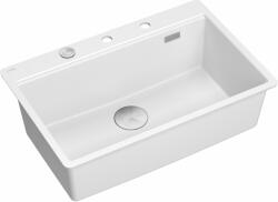 Quadron Marc graniteq mosogató 75x49 cm fehér HQM7650U1_FM_BS (HQM7650U1FMBS)