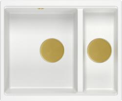 Quadron Logan graniteq mosogató 55x46 cm fehér HCQL5646U1-G1_U (HCQL5646U1G1U)