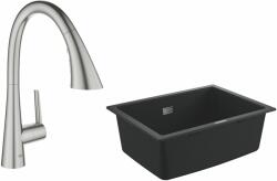 GROHE Készlet konyhai csaptelep Grohe Zedra 32294DC2, gránit mosogató Grohe K700 31655AP0