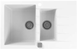 Alveus Cadit gránit mosogató 79x50 cm fehér 1131357 (1131357)