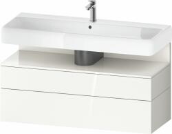 Duravit Qatego szekrény 119x47x59 cm mosdókagyló alá akasztható fehér QA4396022220010