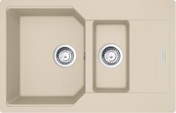 Franke Urban gránit mosogató 78x50 cm bézs 114.0687. 295 (1140687295)