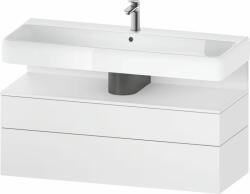 Duravit Qatego szekrény 119x47x59 cm mosdókagyló alá akasztható fehér QA4396018180010