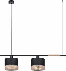 Kaja Vimbo függőlámpa 2x40 W fekete-bézs K-4366