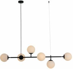 Light Prestige Alisa függőlámpa 6x40 W fehér-fekete LP-005/6PBK/WH