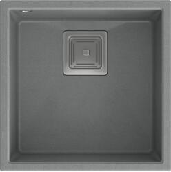 Quadron David graniteq mosogató 42x42 cm szürke/grafit/onix HQD4242U5-BS (HQD4242U5BS)