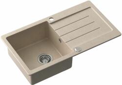 Quadron Johnny graniteq mosogató 77x44 cm bézs HCQJ7744BEZK (HCQJ7744BEZK)