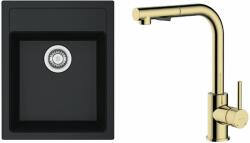 Franke Készlet konyhai csaptelep Oltens Myvat 35205800, tectonite mosogató Franke Sirius 114.0496. 104