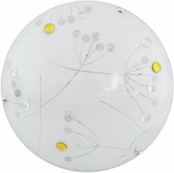 Candellux Floral mennyezet 1x10 W fehér-borostyán 13-49766