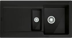 Franke Maris kerámia mosogató 100x51 cm fekete 124.0442. 554 (1240442554)