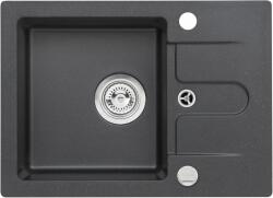 Alveus Cancan gránit mosogató 58x42 cm fekete 9753391 (9753391P)