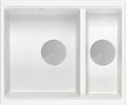 Quadron Logan graniteq mosogató 55x46 cm fehér HCQL5646U1-BS_U (HCQL5646U1BSU)