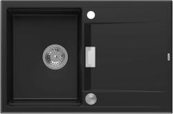 Quadron Owen graniteq mosogató 76x50 cm fekete HQO7650U7_BS
