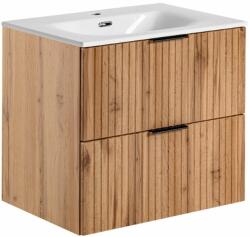 Comad Készlet szekrény Comad Adel Oak ADEL OAK 82-60-B-2S, mosdótál Comad Sky SKY60-8099