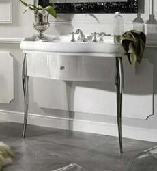 Kerasan Retro szekrény 90x40x77 cm mosdó alatt álló fehér 7363K7 (7363K7)