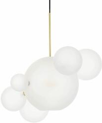 King Home Capri függőlámpa 2x7 W fekete-arany-tej XCP9148-1B. WHITE