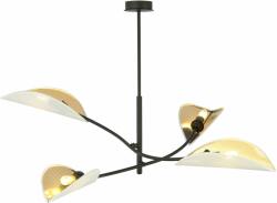 Emibig Lotus mennyezeti lámpa 4x10 W fehér-fekete-arany 1107/4
