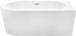 Besco Avita A-Line fal mellé szerelhető fűrdőkád 170x75 cm négyszögletes fehér #WAA-170APBS (#WAA170APBS)