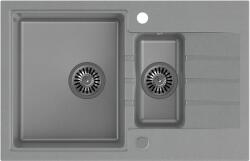 Quadron Peter graniteq mosogató 78x50 cm szürke/grafit/onix HCQP57850SZK