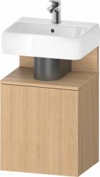 Duravit Qatego szekrény 44x35x64.5 cm mosdókagyló alá akasztható tölgy QA4076L30300000