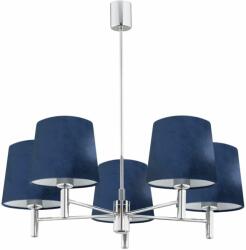 Argon Bolzano függőlámpa 5x15 W króm-sötétkék 2074