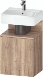 Duravit Qatego szekrény 44x35x64.5 cm mosdókagyló alá akasztható tölgy QA4076L55550000