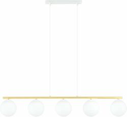 Emibig Allora függőlámpa 5x10 W fehér-tej 1255/5