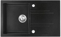 FDesign Carioca gránit mosogató 78x48 cm szürke/grafit/onix FD9-13-4878-02 (FD913487802)