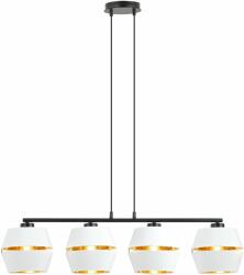 Emibig Piano függőlámpa 4x15 W fehér-fekete-arany 1182/4