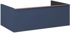 Elita Look szekrény 80x44.9x28.1 cm mosdókagyló alá akasztható kék RE080803027030