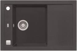 Alveus Formic gránit mosogató 76x50 cm szürke/grafit/onix 4403005