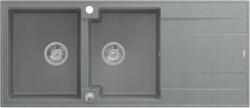 Quadron Evan graniteq mosogató 116x50 cm szürke/grafit/onix HQE11650U5_BS_P2O (HQE11650U5BSP2O)