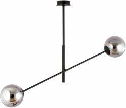 Emibig Linear mennyezeti lámpa 2x10 W fekete-grafit 1167/2