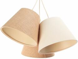 BPS Koncept Boho függőlámpa 3x40 W krém-bézs 070-121