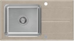 Quadron Ralph gránit és acél mosogató 78x43 cm bézs FUS_R7843BE (FUSR7843BE)