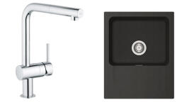 Franke Készlet konyhai csaptelep Grohe Minta 32168000, tectonite mosogató Franke Orion 114.0286. 441