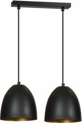 Emibig Lenox függőlámpa 2x15 W fekete-arany 410/2