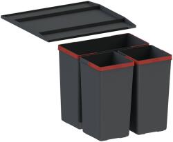 Franke EasySort hulladéktartály 29.5 l fekete-piros 121.0494. 150 (1210494150)