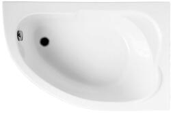 Polimat Standard sarokkád 130x85 cm jobboldali fehér 00343 (00343)